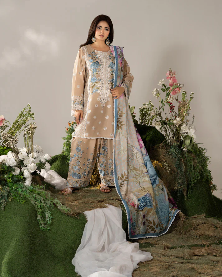 Cotton Lawn KC313M (2XL (UK-18))
